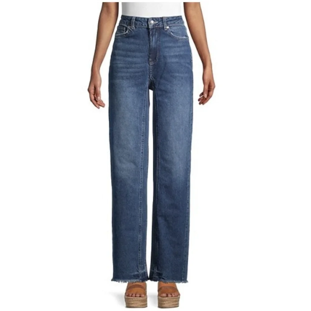 NWT Free People Relaxed Straight Slouch‎ Jeans